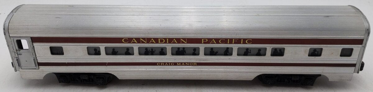 Lionel 2554 Vintage O Canadian Pacific Craig Manor Aluminum Pullman Car VG