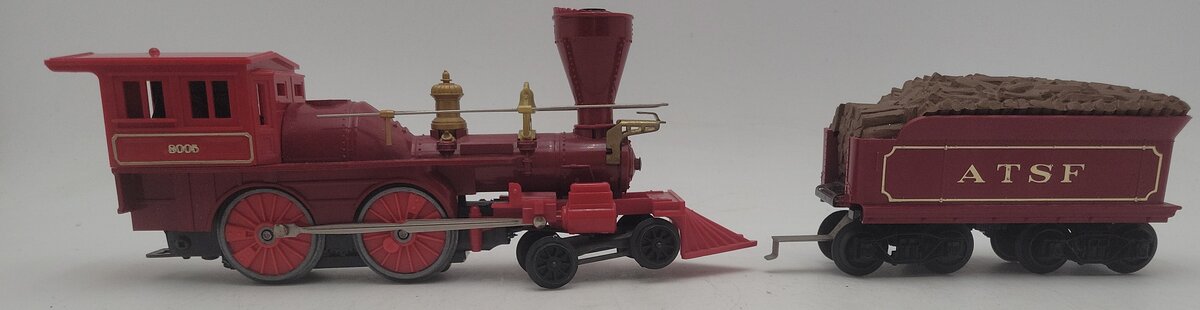 Lionel 8005 O Gauge ATSF 4-4-0 James Gang General Locomotive & Tender EX
