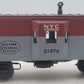 MTH 30-7712 O Gauge New York Central Pacemaker Bay Window Caboose #21574 EX
