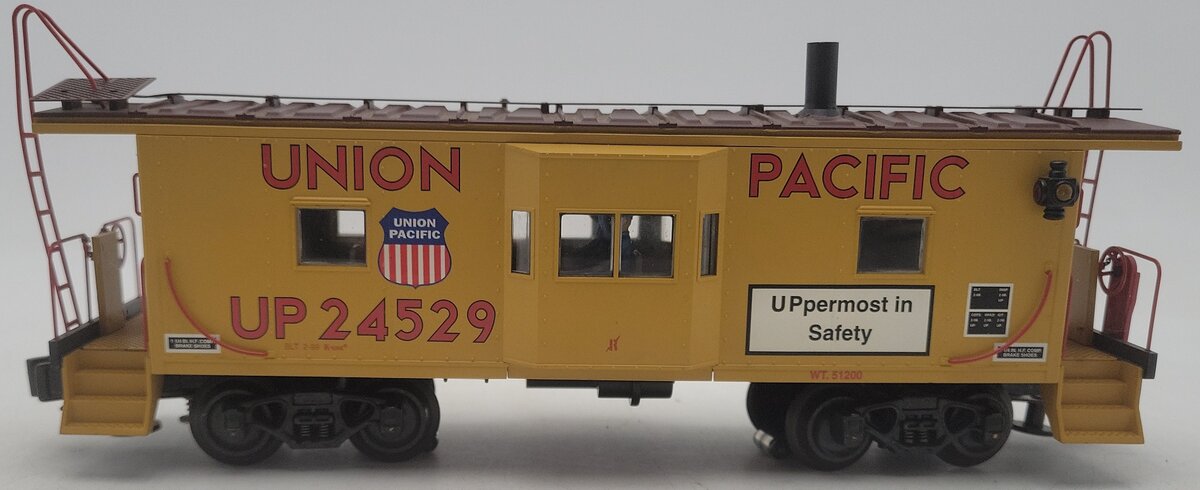 K-Line K612-2112 O Gauge Union Pacific Bay Window Caboose w/ Smoke Unit EX