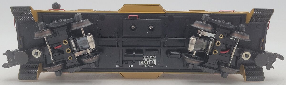 K-Line K612-2112 O Gauge Union Pacific Bay Window Caboose w/ Smoke Unit EX