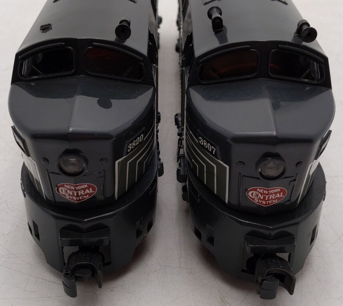 Williams 205 New York Central Sharknose AA Diesel Locomotive Set #3807/3820 VG