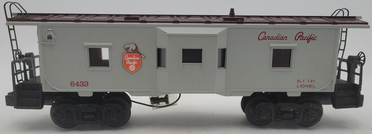 Lionel 6-6433 O Gauge Canadian Pacific Bay Window Caboose EX