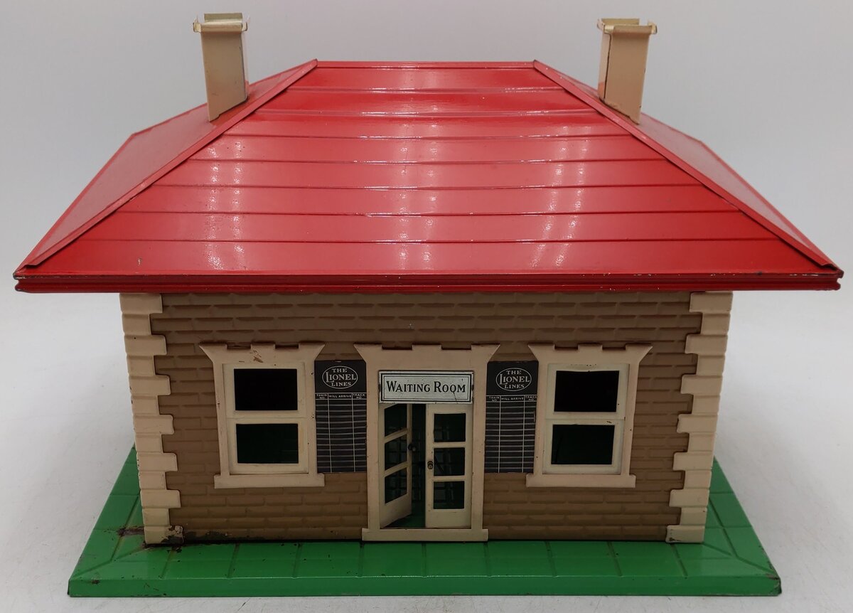 MTH 11-90062 Lionel Tinplate No. 134 Lionel City Station with Train Stop VG