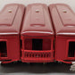 Lionel Vintage O Prewar Red Tinplate Passenger Cars 610, 612 [3]