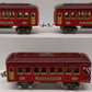 Lionel Vintage O Prewar Red Tinplate Passenger Cars 610, 612 [3]
