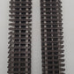 Atlas 6050 O Nickel Silver 10" Straight Track with Brown Ties (11) EX