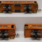 MTH 10-8042 O Orange 710 Series Passenger Car Set (Set of 3) EX