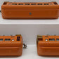 MTH 10-8042 O Orange 710 Series Passenger Car Set (Set of 3) EX