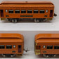 MTH 10-8042 O Orange 710 Series Passenger Car Set (Set of 3) VG