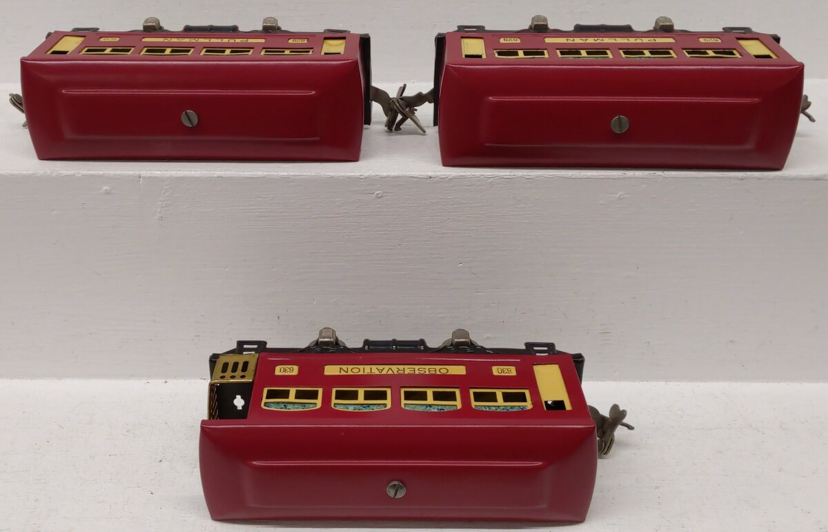 Lionel Vintage O Prewar Tinplate Passenger Cars 629, 630 [3]
