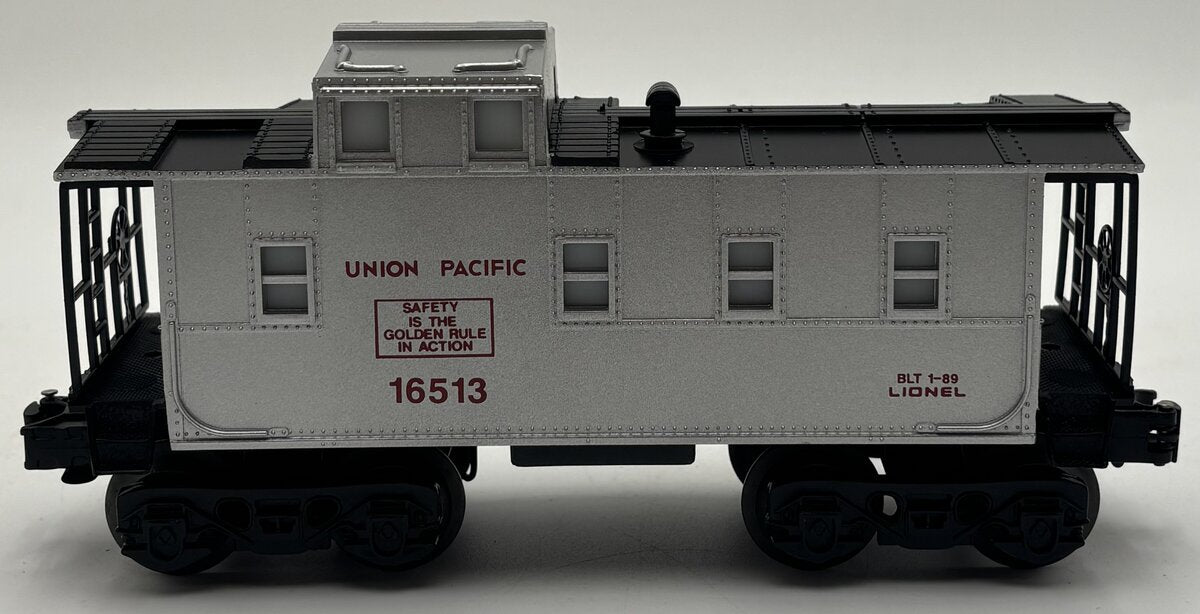 Lionel 6-16513 O Gauge Union Pacific Silver Illuminated Caboose LN/Box