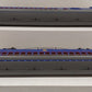 Lionel 2427560 O Royal Blue Wood Passenger Cars Pack B (Set of 2) #1014/#1051 EX/Box