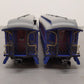 Lionel 2427560 O Royal Blue Wood Passenger Cars Pack B (Set of 2) #1014/#1051 EX/Box