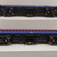 Lionel 2427560 O Royal Blue Wood Passenger Cars Pack B (Set of 2) #1014/#1051 EX/Box