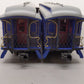 Lionel 2427560 O Royal Blue Wood Passenger Cars Pack B (Set of 2) #1014/#1051 EX/Box