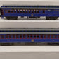 Lionel 2427560 O Royal Blue Wood Passenger Cars Pack B (Set of 2) #1014/#1051 EX/Box