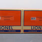 Lionel 2427560 O Royal Blue Wood Passenger Cars Pack B (Set of 2) #1014/#1051 EX/Box