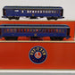 Lionel 2427560 O Royal Blue Wood Passenger Cars Pack B (Set of 2) #1014/#1051 EX/Box