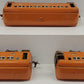 Lionel Vintage O Gauge Prewar Orange Passenger Cars: 606, 605, 605 VG