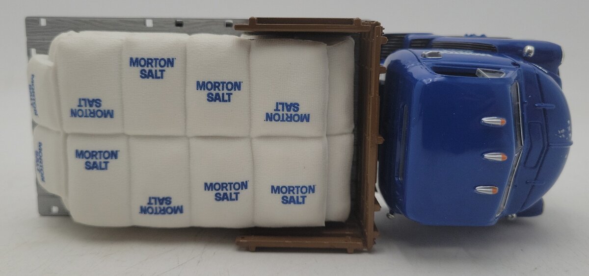 First Gear 19-1130 1:34 Scale GMC Morton Salt Flatbed w/ Burlap Salt Sacks EX/Box