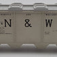 Lionel 6446-25 Vintage O Norfolk & Western Grey Covered 4-Bay Hopper #644625 VG