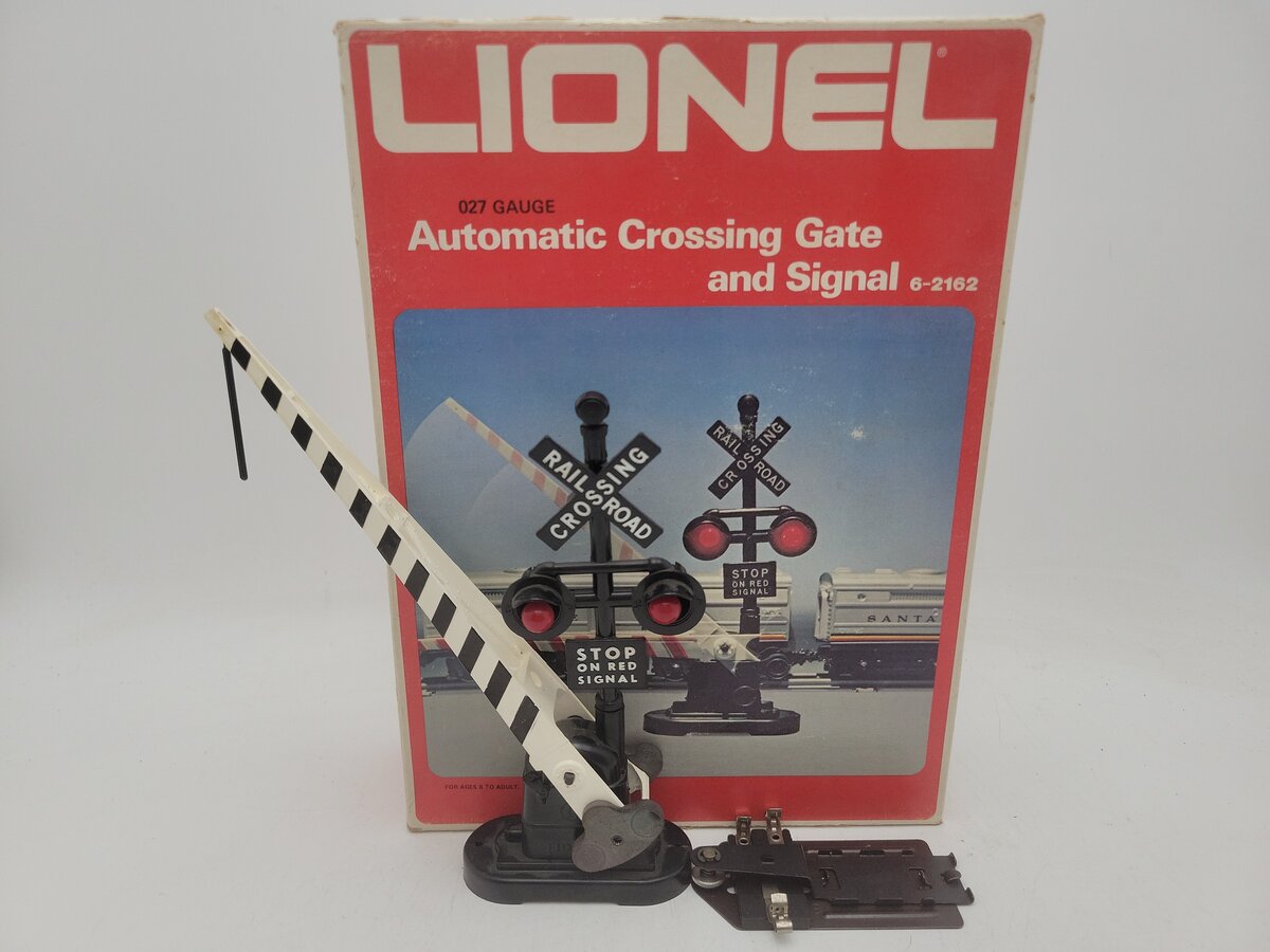 Lionel 6-2162 O Gauge Automatic Crossing Gate & Signal EX/Box