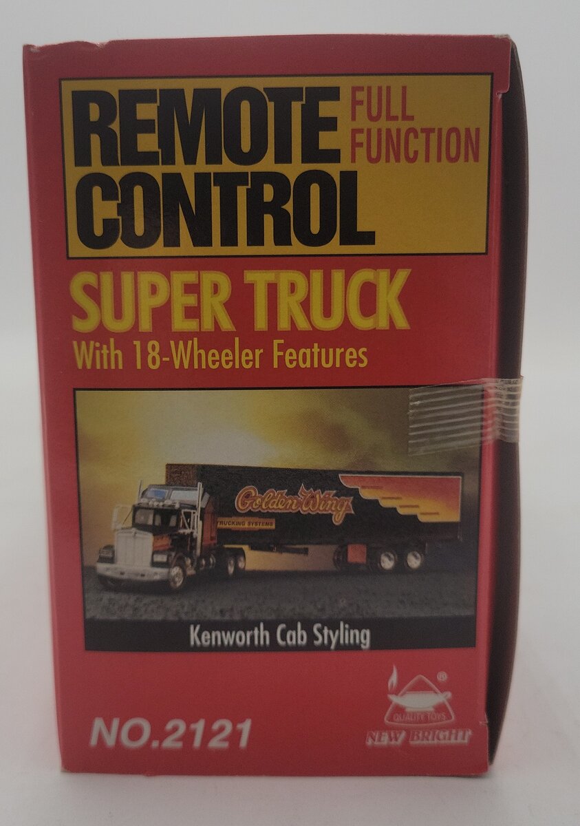 New Bright 2121 Remote Control Pilot Semi-Truck w/Trailer MT/Box