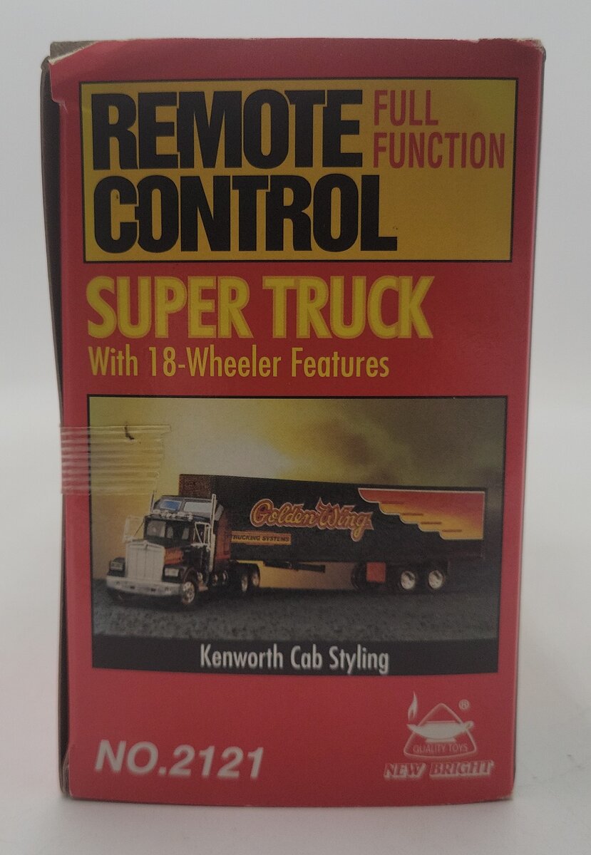 New Bright 2121 Remote Control Pilot Semi-Truck w/Trailer MT/Box