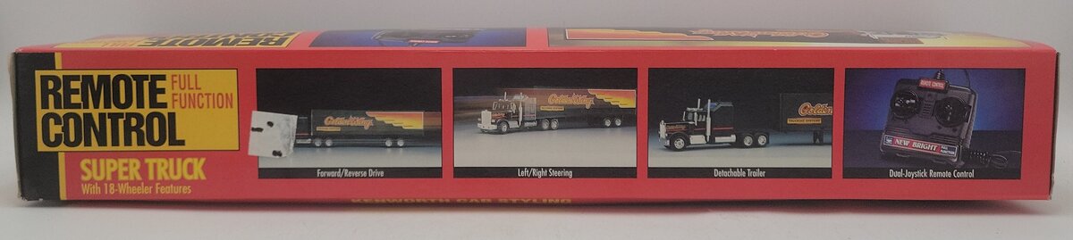 New Bright 2121 Remote Control Pilot Semi-Truck w/Trailer MT/Box