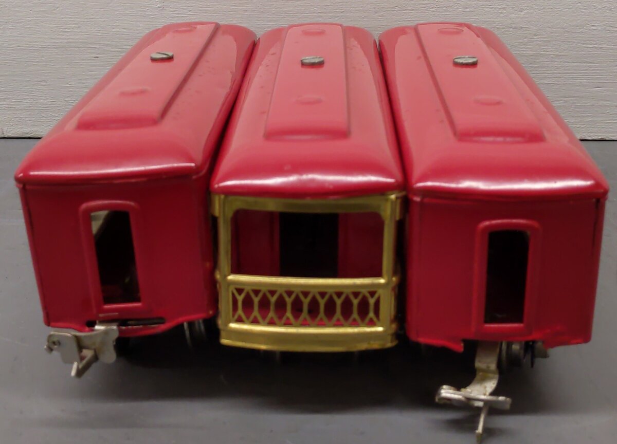 Lionel 610/612 Vintage O Prewar Macy Special Pullman & Observation Cars Set (3)