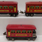 Lionel Vintage O Prewar Red Tinplate Passenger Cars 629, 630 [3]