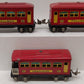 Lionel Vintage O Prewar Red Tinplate Passenger Cars 629, 630 [3]