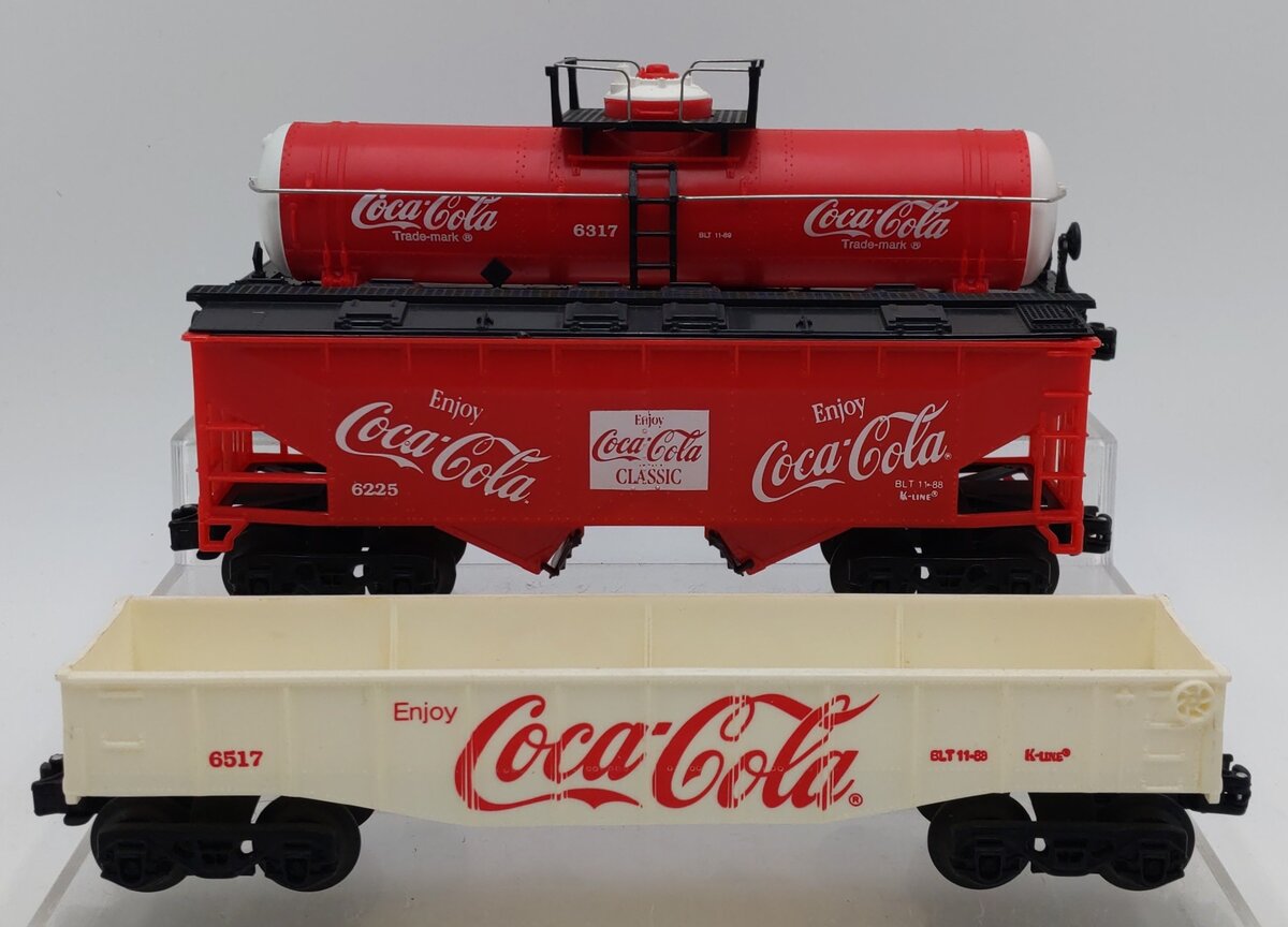 K-Line K1907 O Gauge Coca-Cola Freight Cars [3] VG