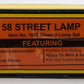 MTH 30-1057 #58 Green Main Street Lamp Post Set LN/Box