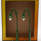 MTH 30-1057 #58 Green Main Street Lamp Post Set LN/Box