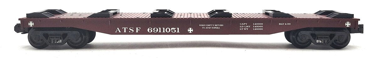 K-Line K691-1051 O Gauge ATSF Flatcar VG