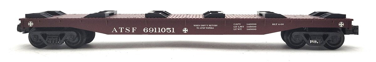 K-Line K691-1051 O Gauge ATSF Flatcar VG