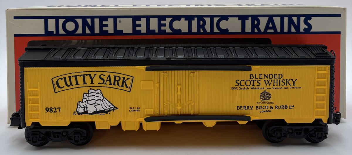 Lionel 6-9827 O Gauge Cutty Sark Billboard Reefer EX/Box