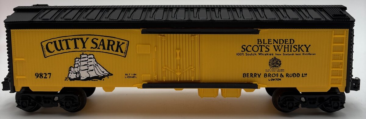 Lionel 6-9827 O Gauge Cutty Sark Billboard Reefer EX/Box