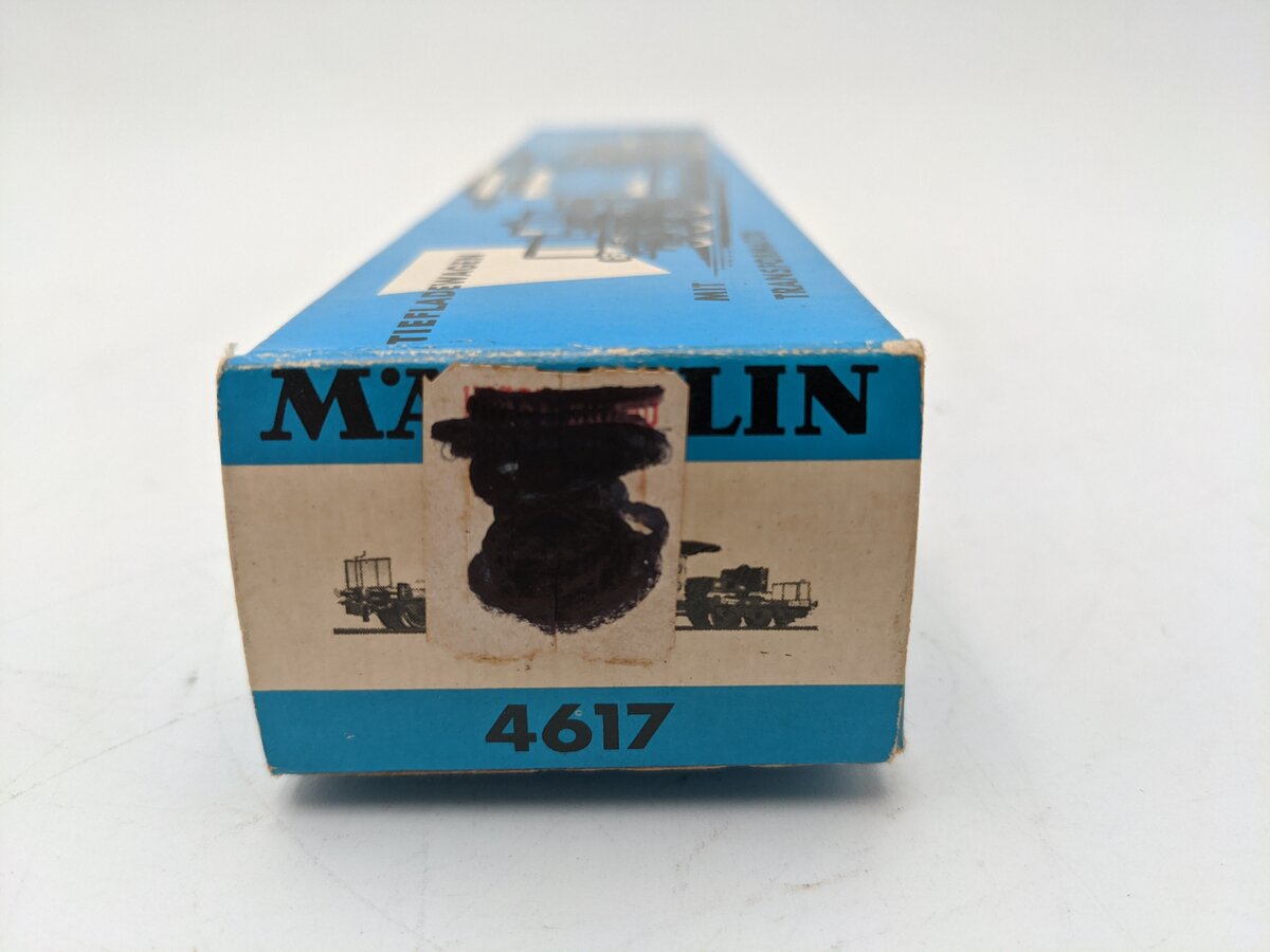 Marklin 4617 Depressed Center Flatcar w/ Transformer VG/Box