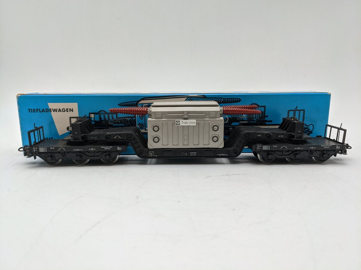 Marklin 4617 Depressed Center Flatcar w/ Transformer VG/Box