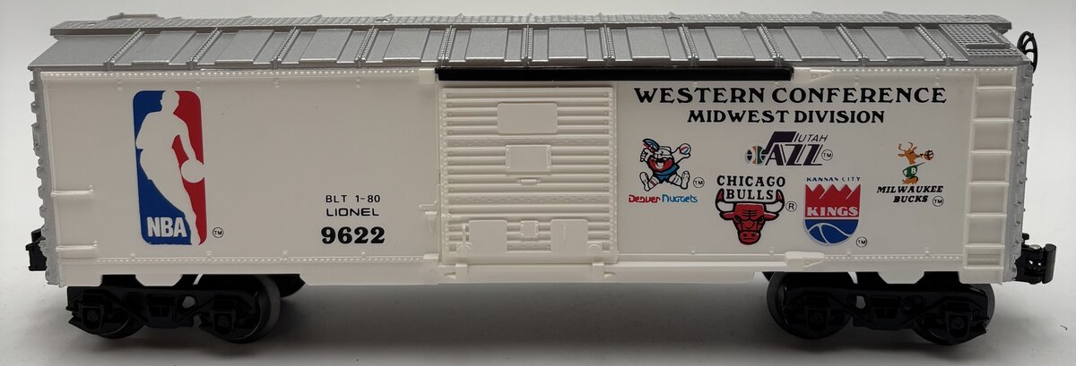 Lionel 6-9622 O Gauge NBA Western Conference Boxcar LN/Box