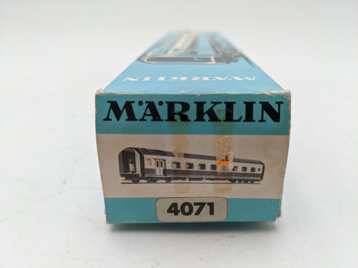 Marklin 4071 HO Scale Tee Compartment Car VG/Box
