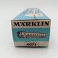 Marklin 4071 HO Scale Tee Compartment Car VG/Box