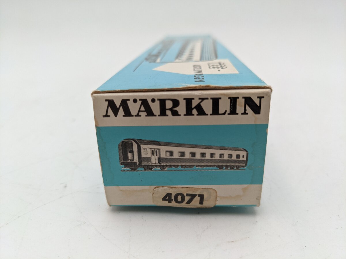 Marklin 4071 HO Scale Tee Compartment Car VG/Box
