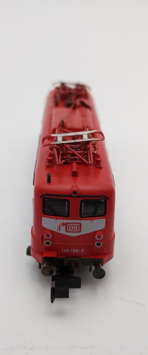 Fleischmann 67332 N Scale DB Piccolo Electric Locomotive #140198-3 EX/Box