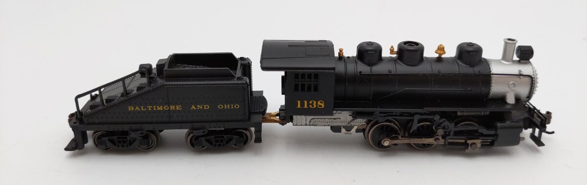 Bachmann 50555 N B&O USRA 0-6-0 Steam Locomotive & Slope Tender #1138 EX/Box