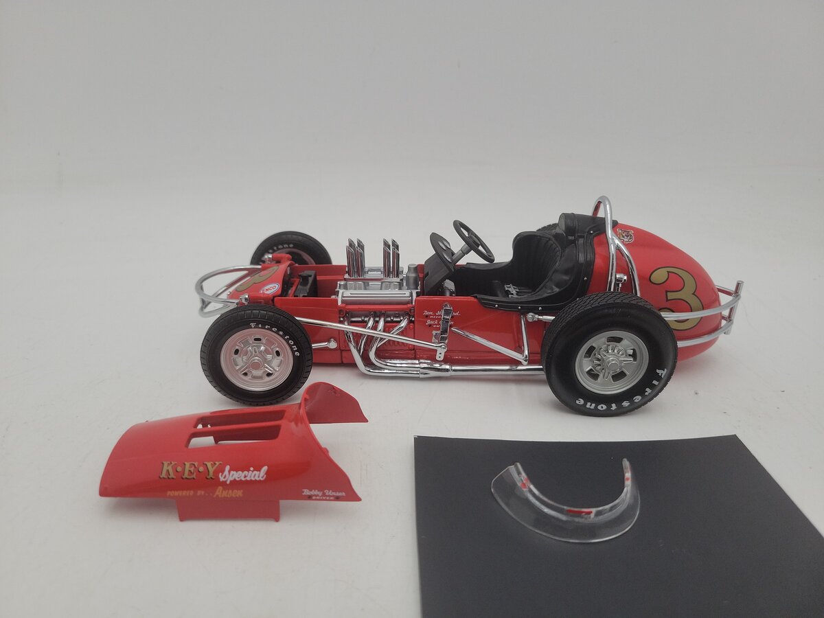 GMP 1415 1:18 Scale #3 Bobby Unser 1966 Key Special Sprint Car Series #9 Diecast VG