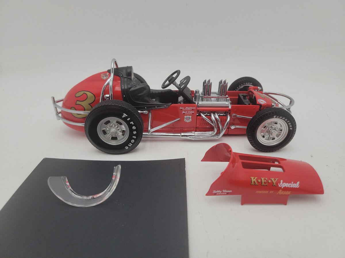 GMP 1415 1:18 Scale #3 Bobby Unser 1966 Key Special Sprint Car Series #9 Diecast VG